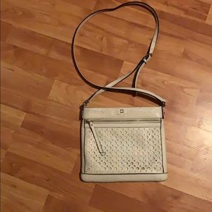 Kate spade cream colored crossbody bag